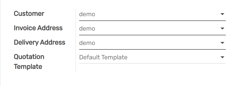 Automatic quotation fields filling on Flectra Sales
