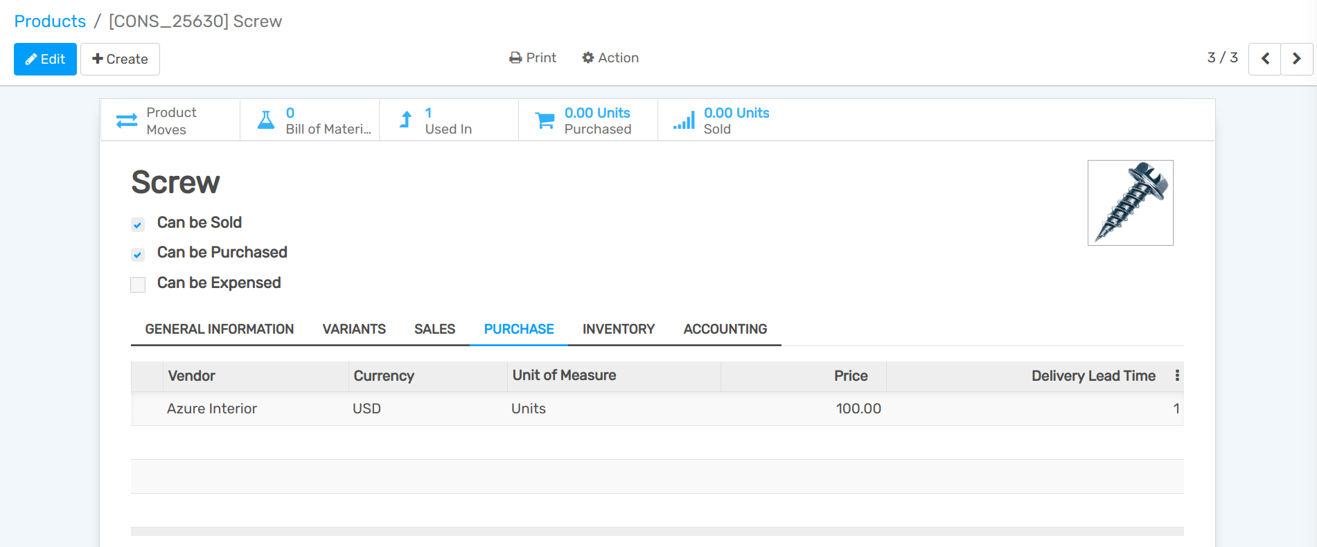 Blanket order added to product configuration in Flectra Purchase