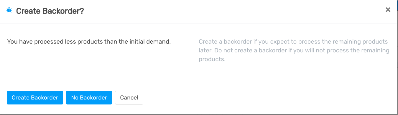 How to handle batch transfers with unavailable products. Creation of a backorder inside of a batch transfer