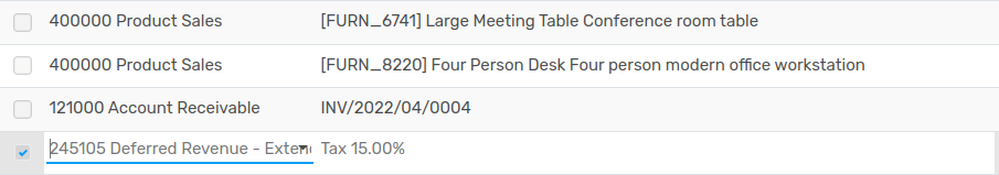 Modification of a posted journal item's account in Flectra Accounting