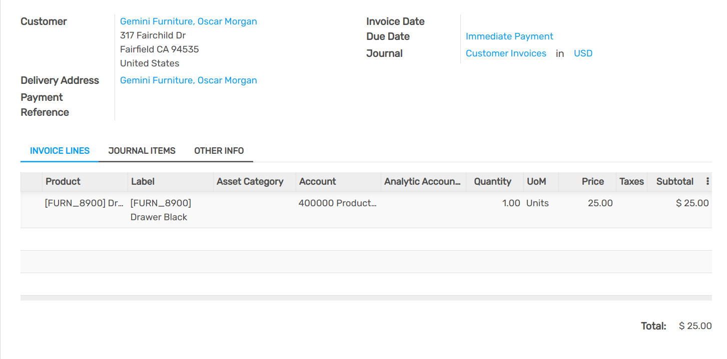 How to invoice the shipping cost to the customer? — Flectra 2.0