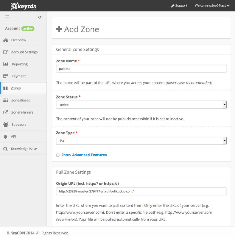 Web Application Firewall - KeyCDN Support