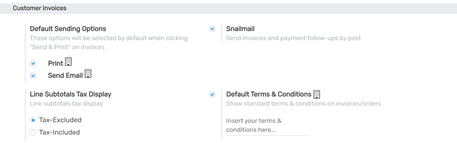 Under settings enable the snailmail feauture in Flectra Accounting
