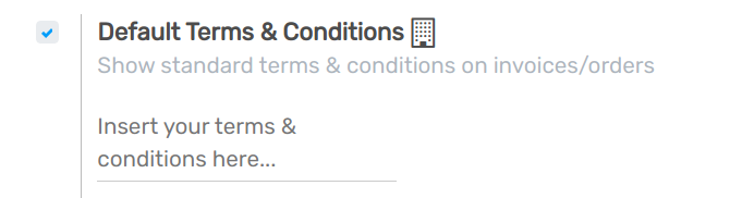 How to enable Default Terms & Conditions on Flectra Sales?