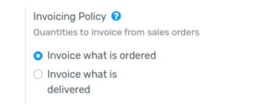 How to choose your invoicing policy on Flectra Sales?