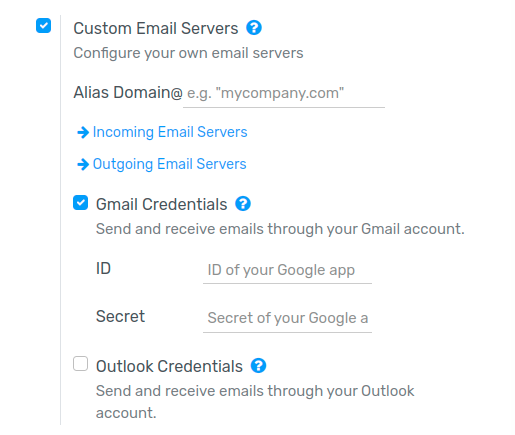 Configure Outgoing Email Servers in Flectra.