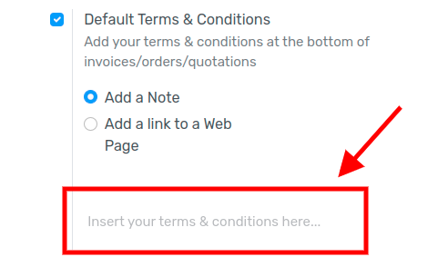 Default Terms & Conditions on quotation on Flectra Sales