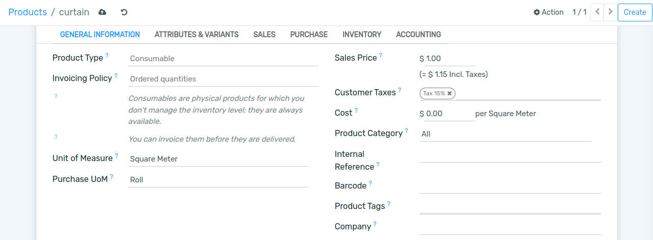 Set a product's units of measure using your own units in Flectra Purchase