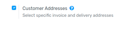 How to enable different customer addresses on Flectra Sales?