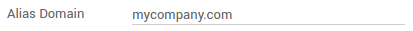 Setting the domain alias configuration on Flectra.