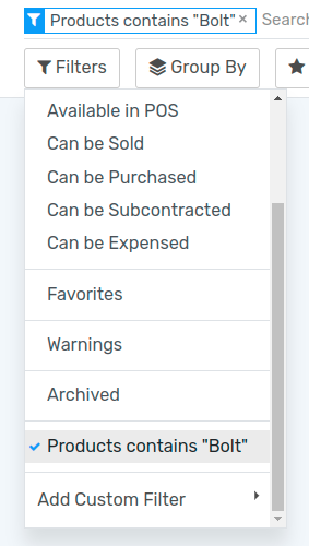 Custom reporting filter in Flectra Purchase