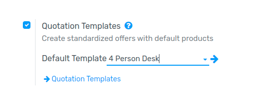 How to enable quotation templates on Flectra Sales?