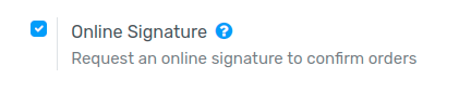 How to enable online signature on Flectra Sales?
